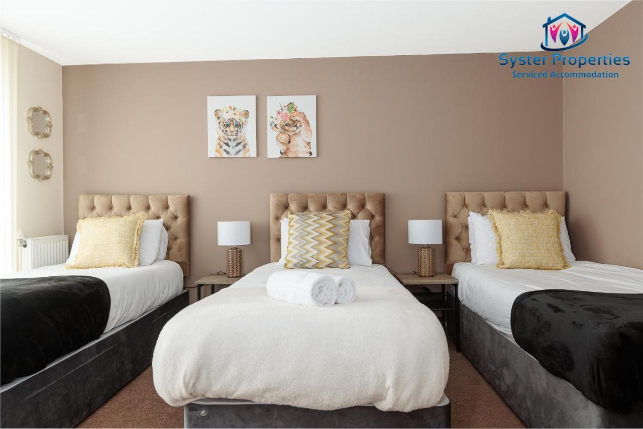 Syster Properties Serviced Accommodation Leicester 5 Bedroom House Glen View المظهر الخارجي الصورة