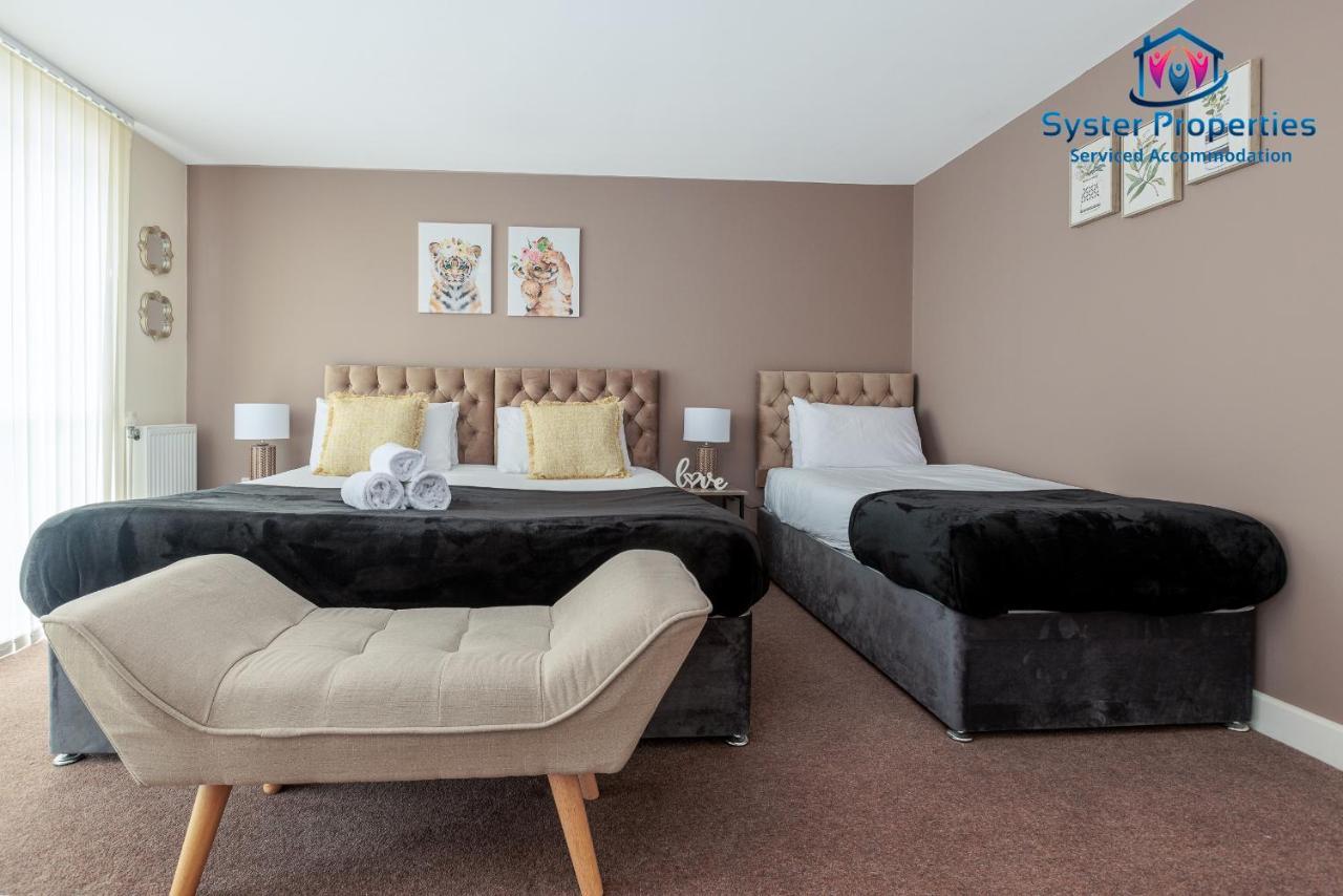 Syster Properties Serviced Accommodation Leicester 5 Bedroom House Glen View المظهر الخارجي الصورة